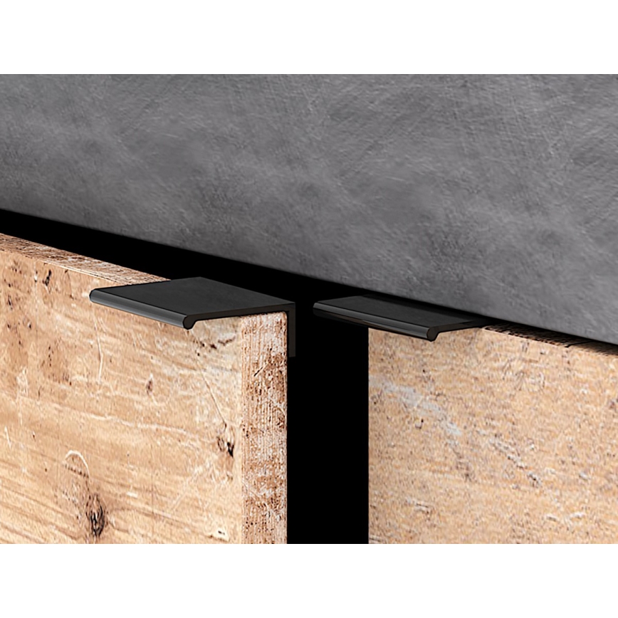 Kommode RUNEA lys brun/antracit