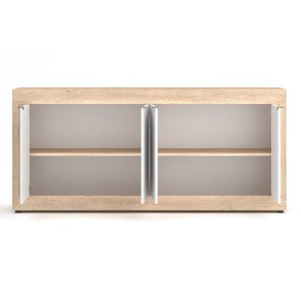 Kommode RUNEA sonoma eg/hvid