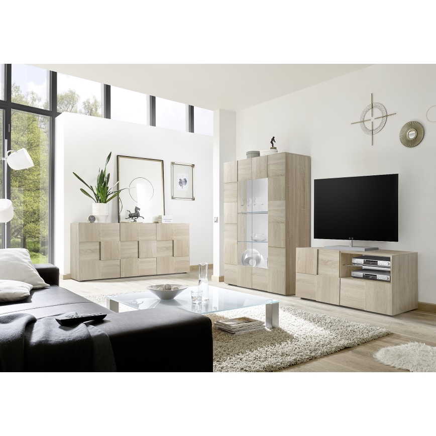 Kommode SERIAN i Sonoma-eg