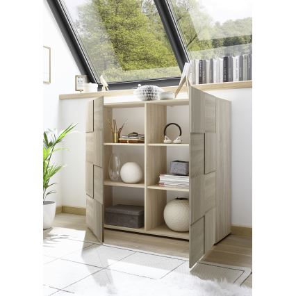 Kommode SERIAN Sonoma-eg