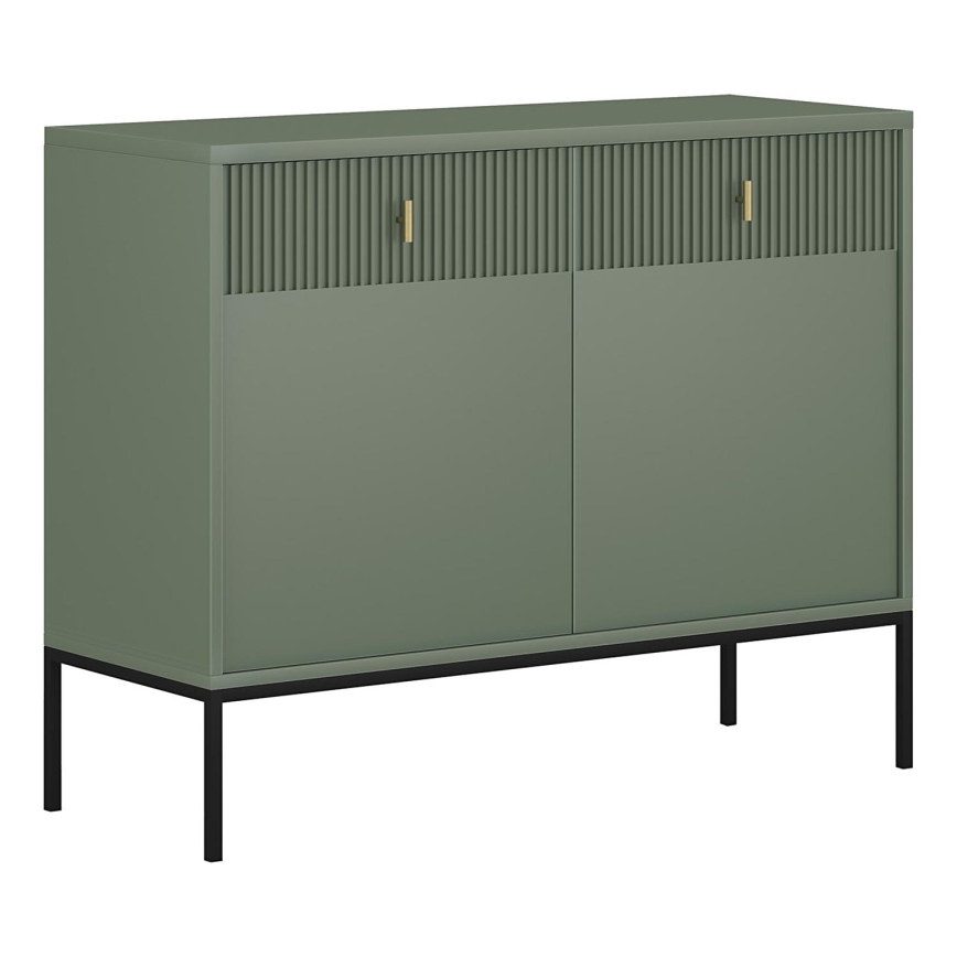 Kommode SUE grøn/sort