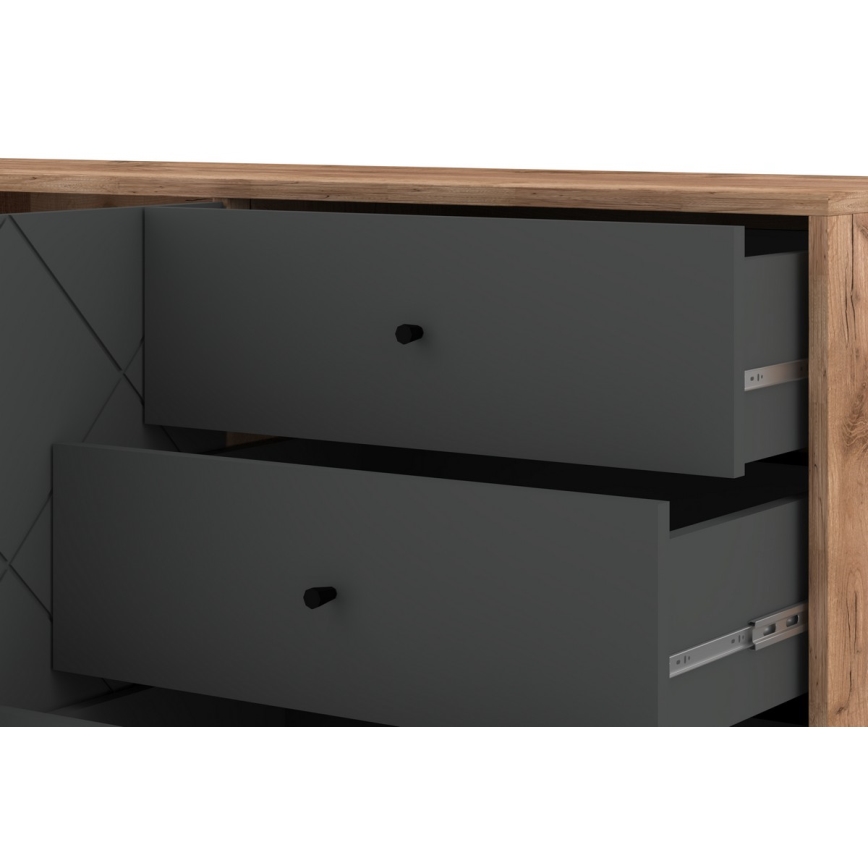 Kommode SULA craft-eg/sort