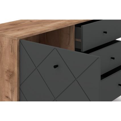 Kommode SULA craft-eg/sort