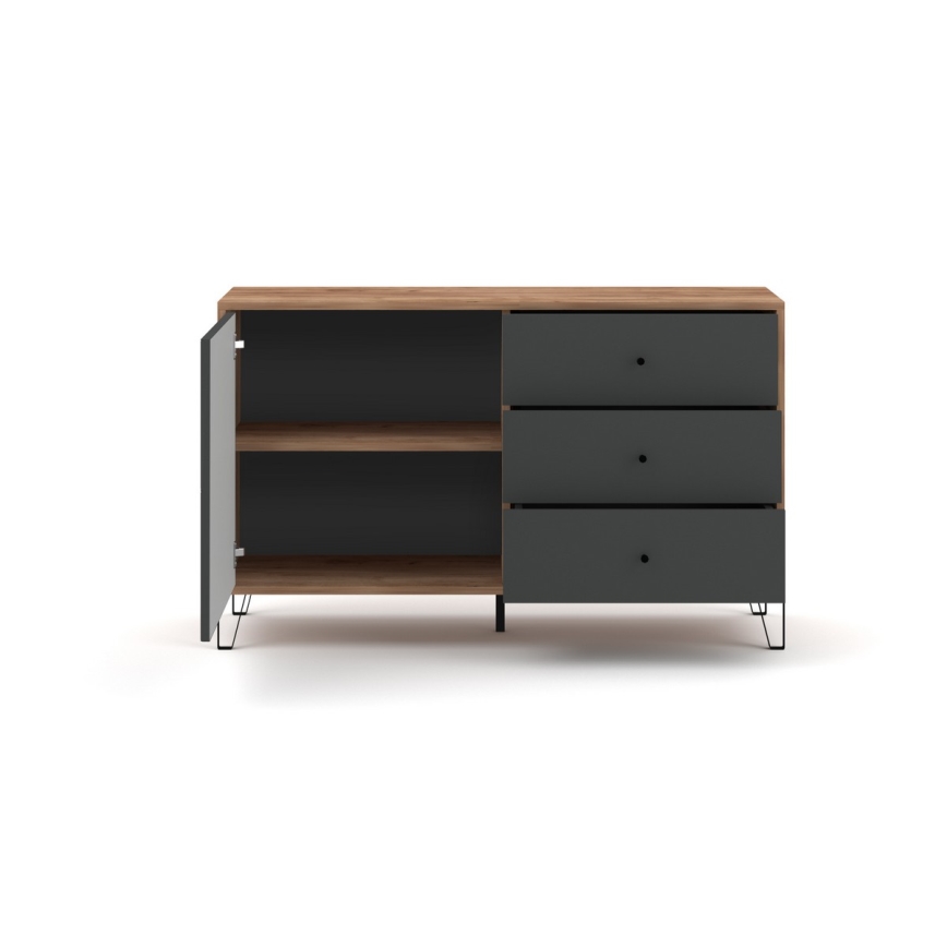 Kommode SULA craft-eg/sort