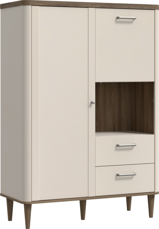 Kommode VIRO brun/beige
