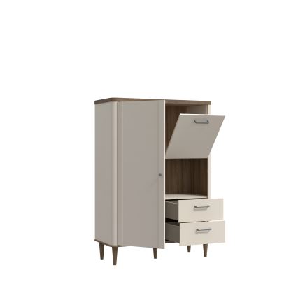 Kommode VIRO brun/beige