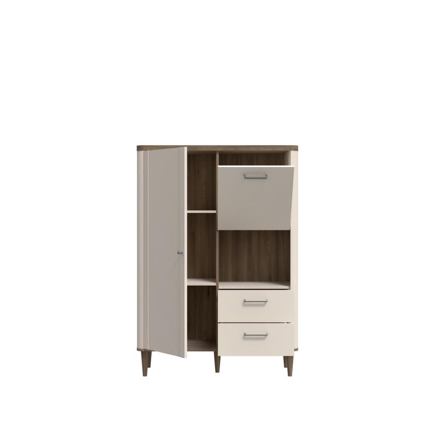 Kommode VIRO brun/beige