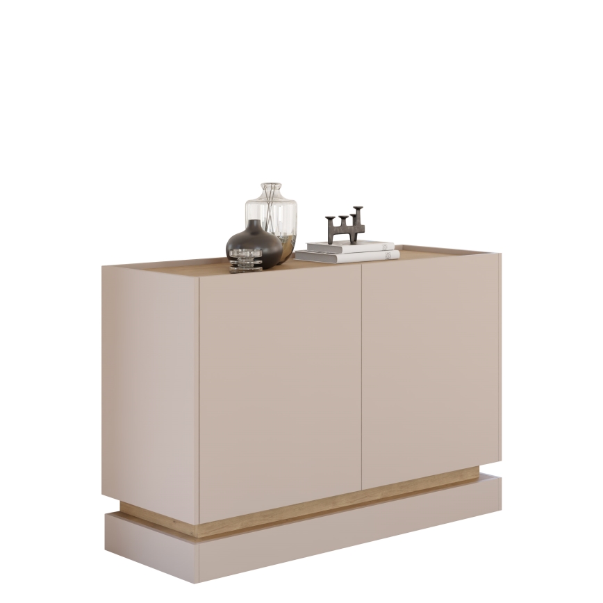Kommode ZARPANT 120x75 cm beige/eg Cremona