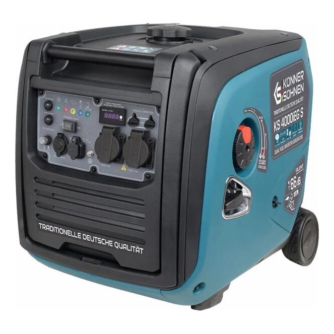 Könner & Söhnen 5106 - Gas- og benzindrevet invertergenerator KS 4000iEG S 4000W