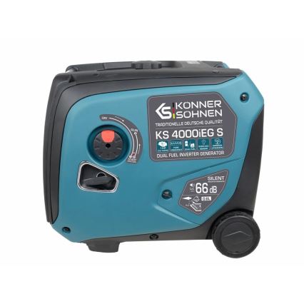Könner & Söhnen 5106 - Gas- og benzindrevet invertergenerator KS 4000iEG S 4000W