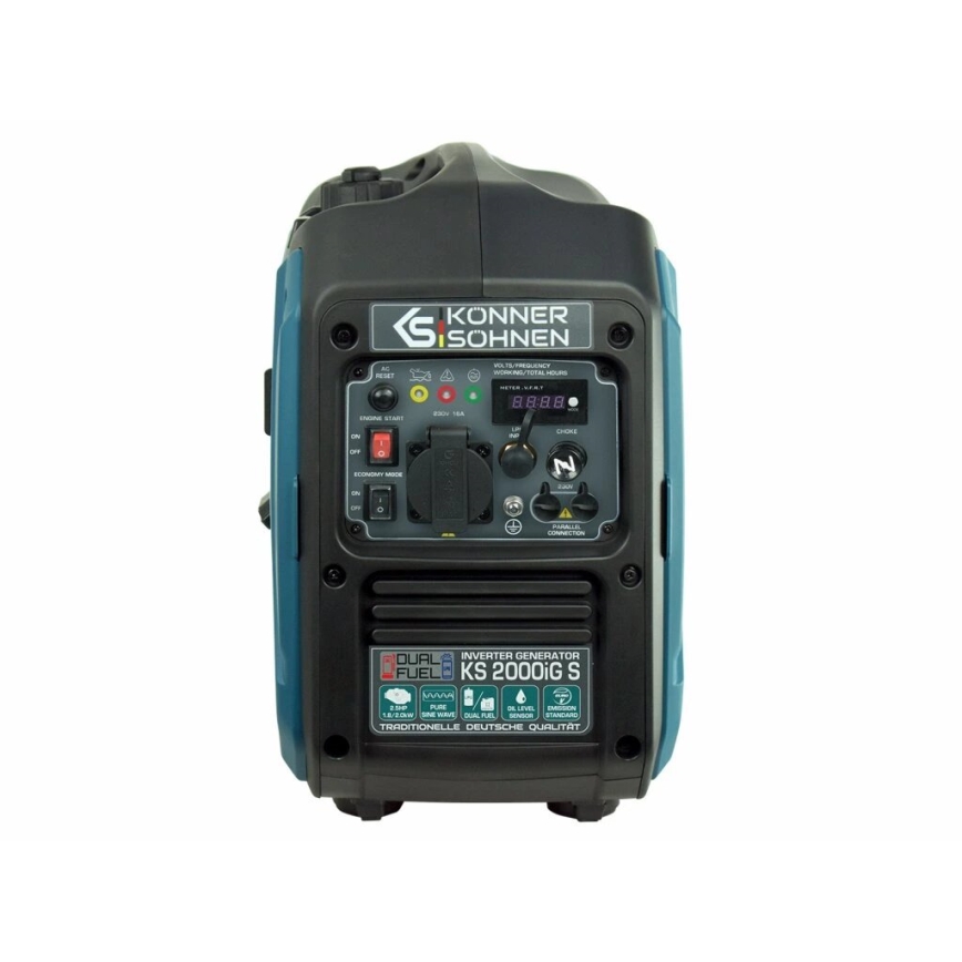 Könner & Söhnen KS7869 - Gas- og benzin invertergenerator KS 2000iG S 2000W