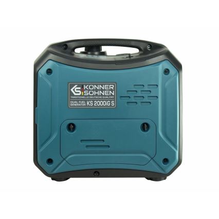 Könner & Söhnen KS7869 - Gas- og benzin invertergenerator KS 2000iG S 2000W
