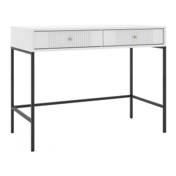 Konsolbord LUE 104x50 cm hvid/sort