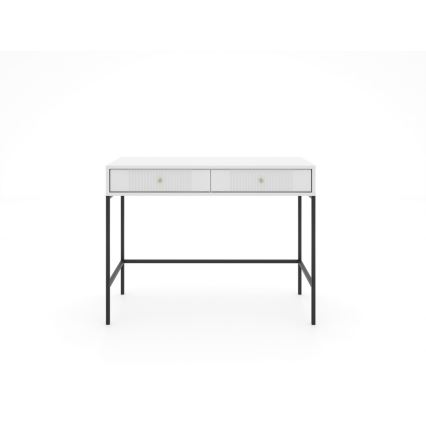Konsolbord LUE 104x50 cm hvid/sort
