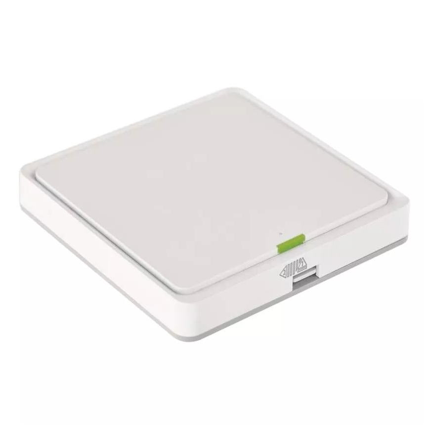 Kontakt 1 knap GoSmart 1xCR2430 Tuya hvid