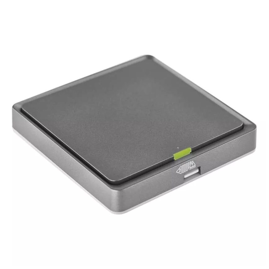Kontakt 1 knap GoSmart 1xCR2430 Tuya sort