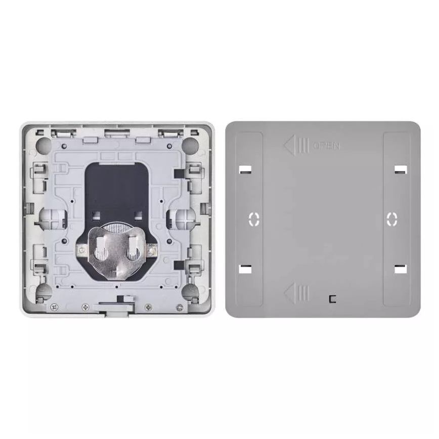 Kontakt 4 knapper GoSmart 1xCR2430 Tuya sort