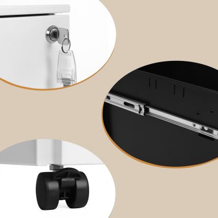 Kontorkabinet SECURIO hvid