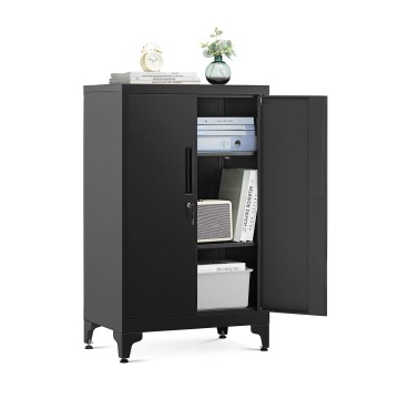 Kontorskab KAZE 60x40 cm sort