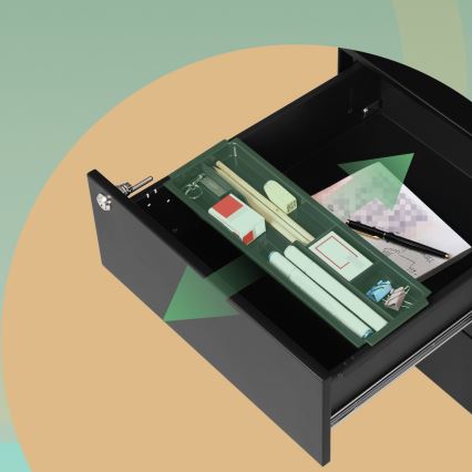 Kontorskuffemodul SECURIO, sort