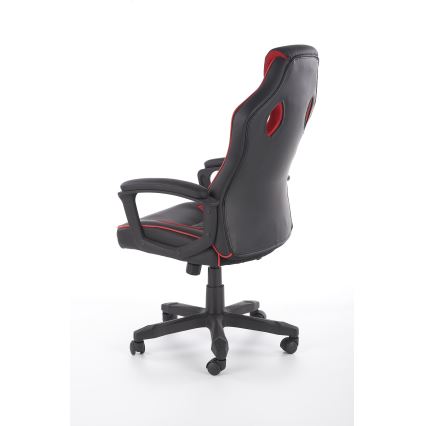 Kontorstol HELO sort/rød