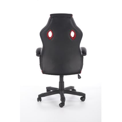 Kontorstol HELO sort/rød