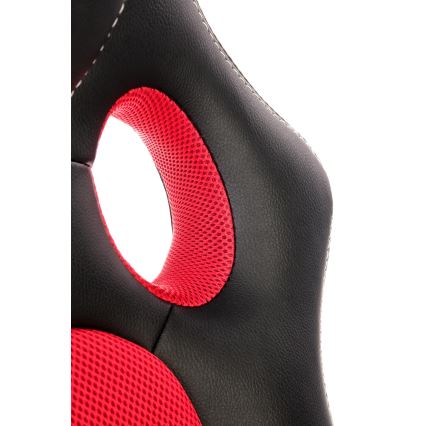 Kontorstol KENU sort/rød