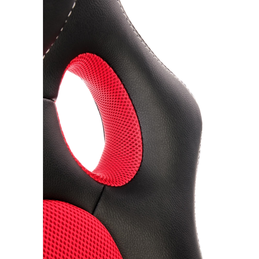 Kontorstol KENU sort/rød