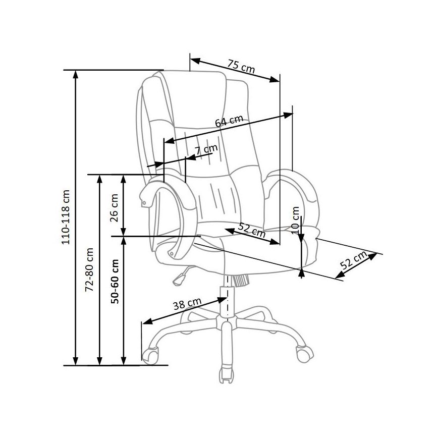 Kontorstol SELO beige