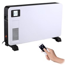 Konvektionsradiator 1000/1300/2300W LCD/timer/termostat + fjernbetjening