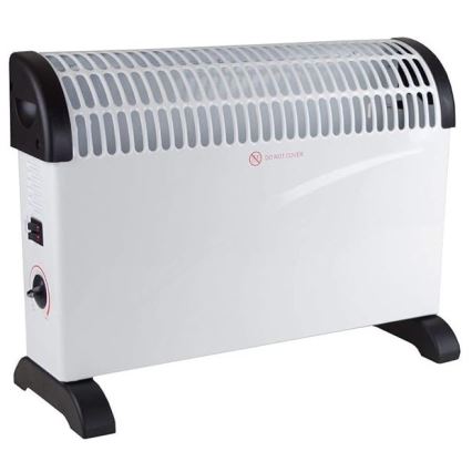 Konvektionsradiator 750/1250/2000W termostat