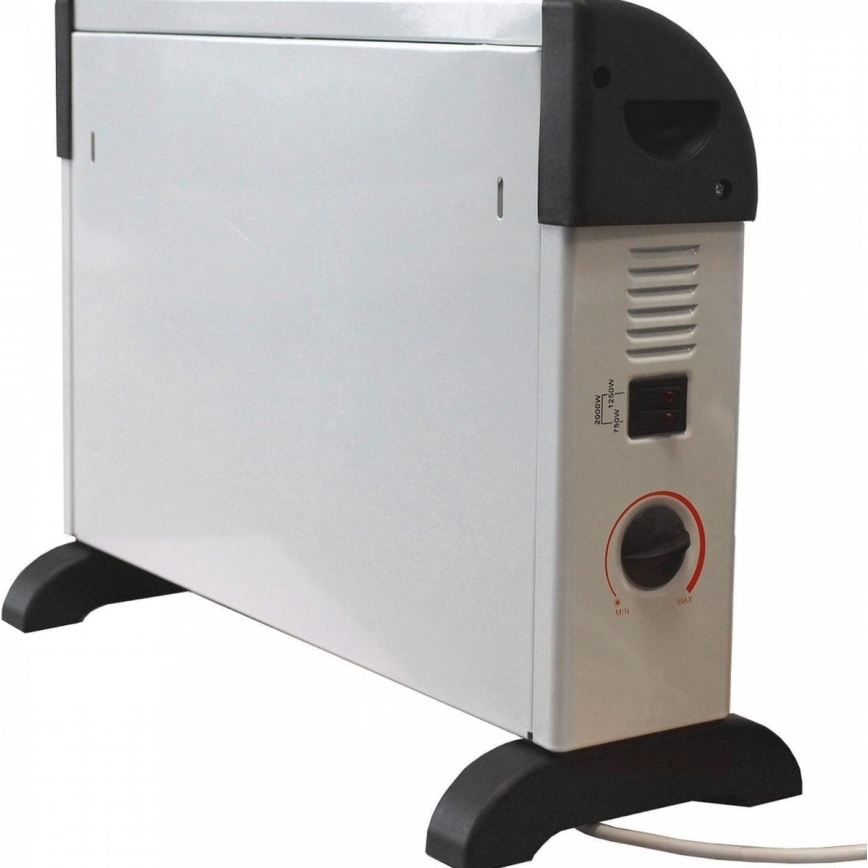 Konvektionsradiator 750/1250/2000W termostat