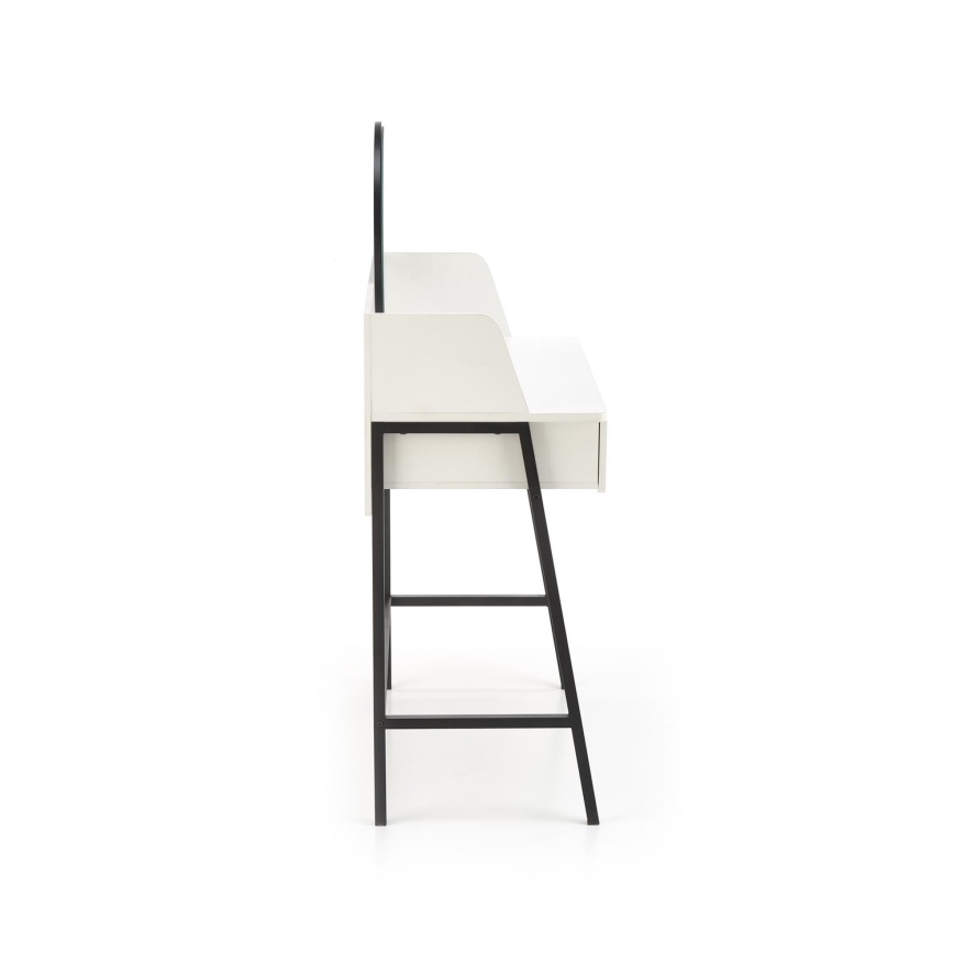 Kosmetikbord AGNES 120x80 cm hvid/sort