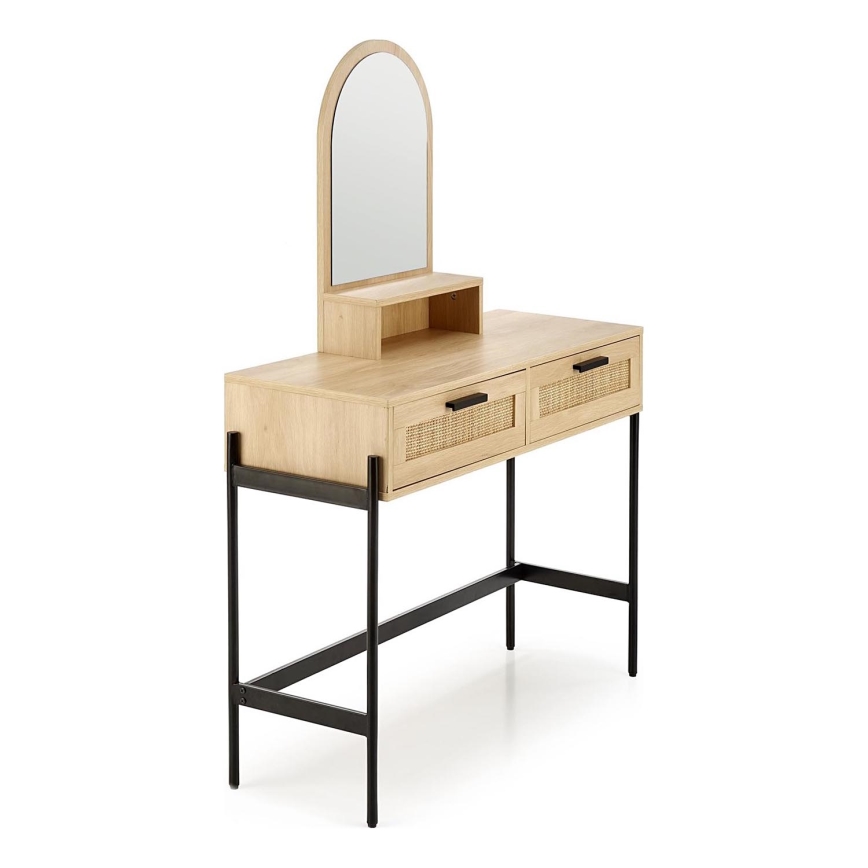 Kosmetikbord CARMEN 136x104 cm beige/sort
