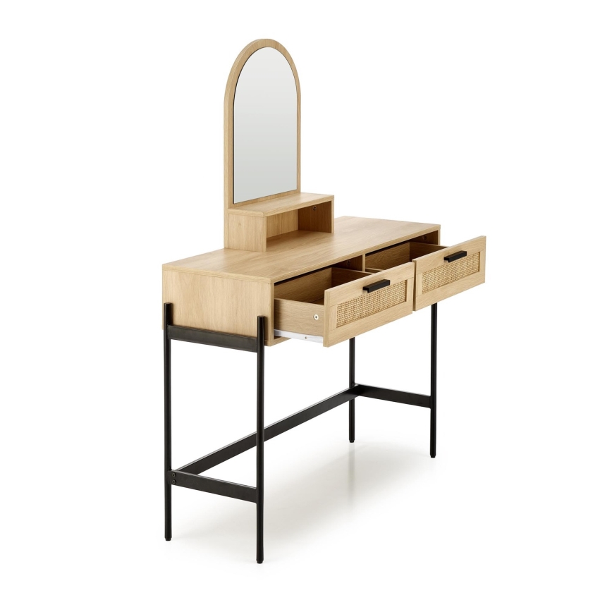 Kosmetikbord CARMEN 136x104 cm beige/sort