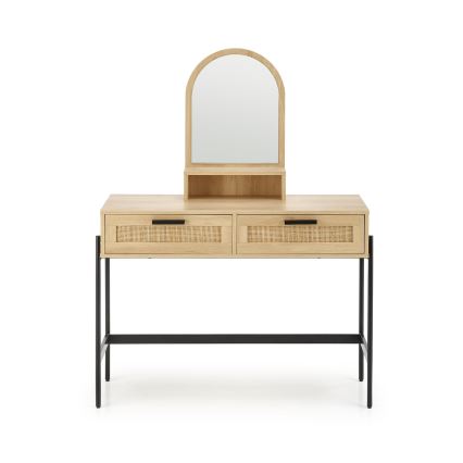 Kosmetikbord CARMEN 136x104 cm beige/sort