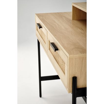 Kosmetikbord CARMEN 136x104 cm beige/sort