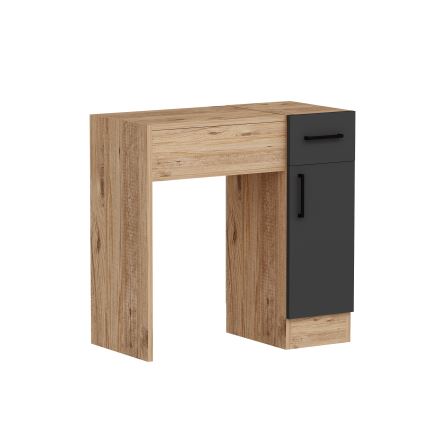 Kosmetikbord INCI 108,8x77 cm fyrretræ atlantic/antracit