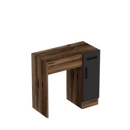 Kosmetikbord INCI 108,8x77 cm valnød/sort