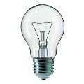 Kraftig pære CLEAR E27/100W/240V