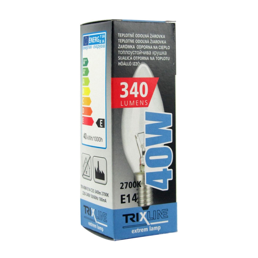Kraftig pære E14/40W/230V