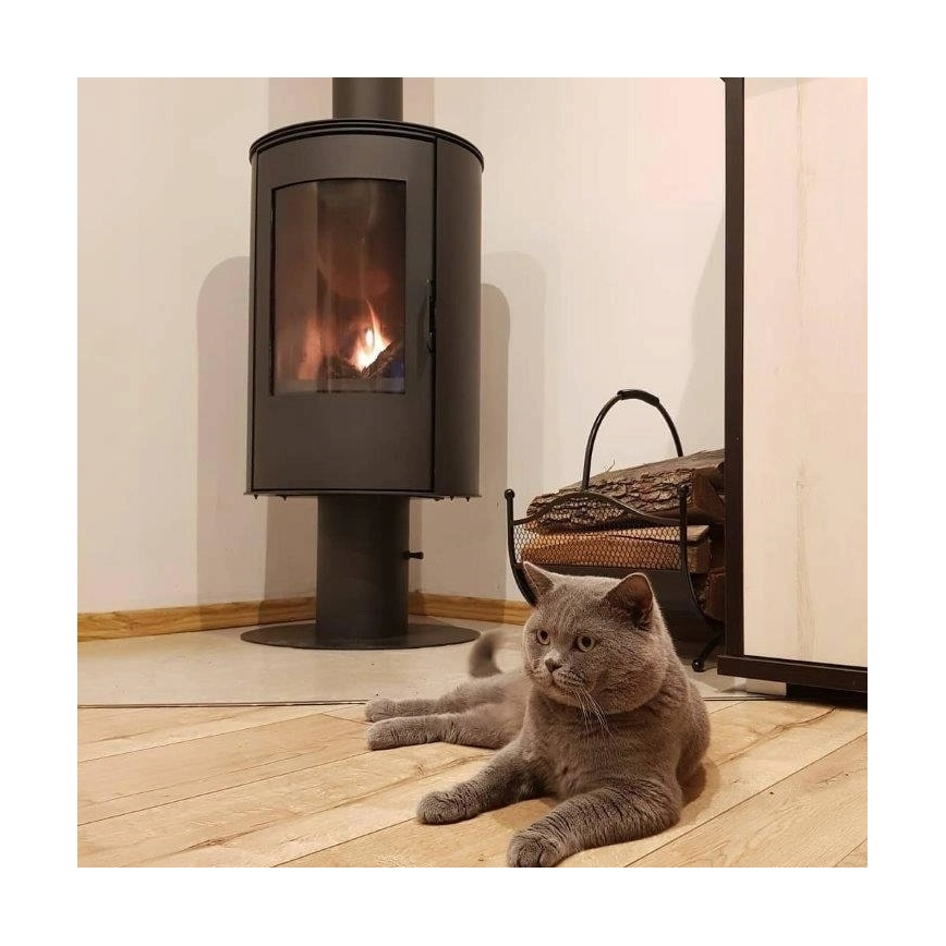 Kratki - Brændeovnsstålovn 8 kW 150 mm