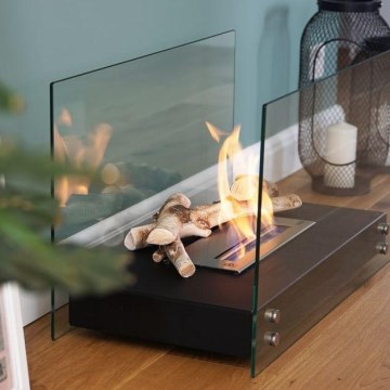 Kratki - BIO pejs 40,2x70 cm 2 kW sort