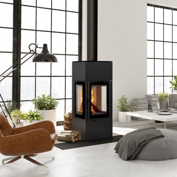 Kratki - Brændeovnsstålovn 8 kW 150 mm