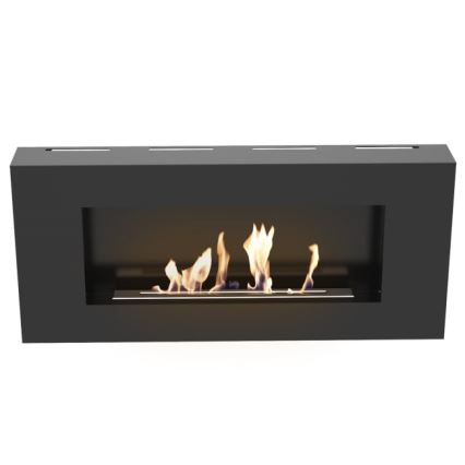 Kratki - Væghængt biopejs 40x90 cm 1,5kW sort
