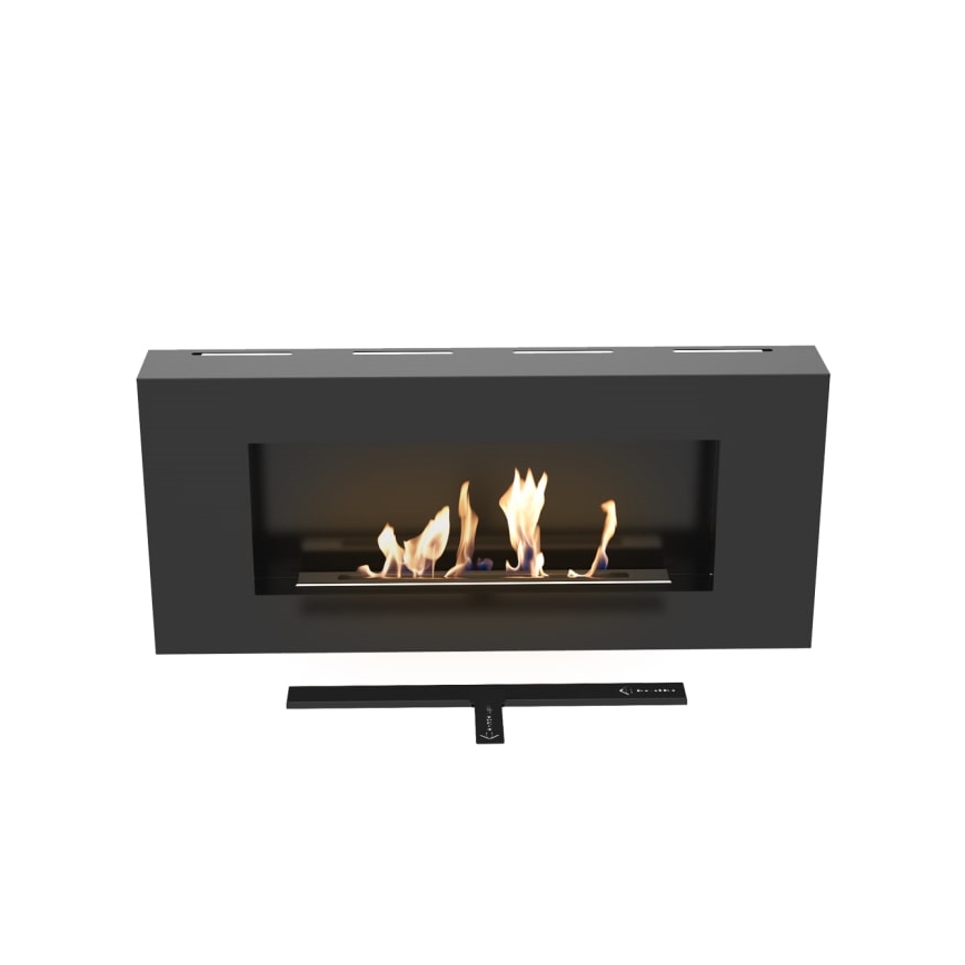 Kratki - Væghængt biopejs 40x90 cm 1,5kW sort