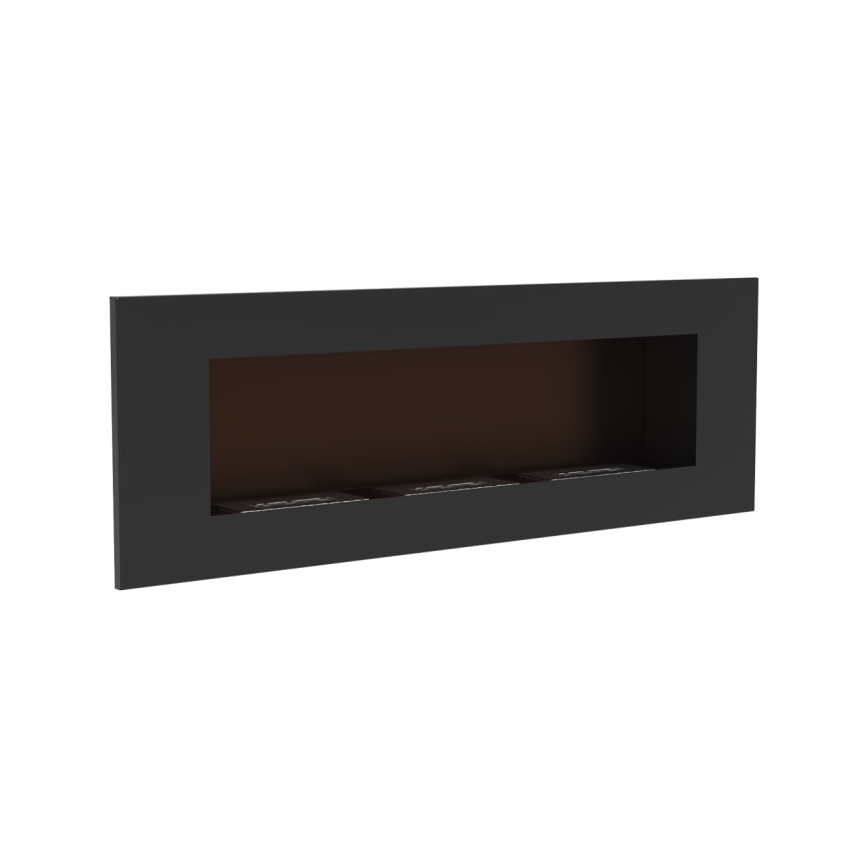 Kratki - Indbygget biopejs 40x120 cm 3x1,1kW sort