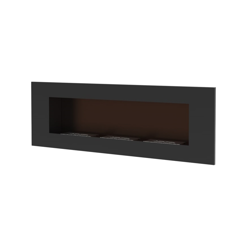 Kratki - Indbygget biopejs 40x120 cm 3x1,1kW sort