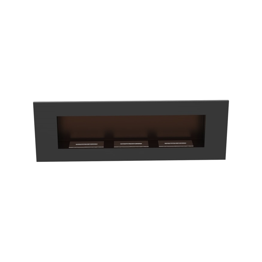 Kratki - Indbygget biopejs 40x120 cm 3x1,1kW sort