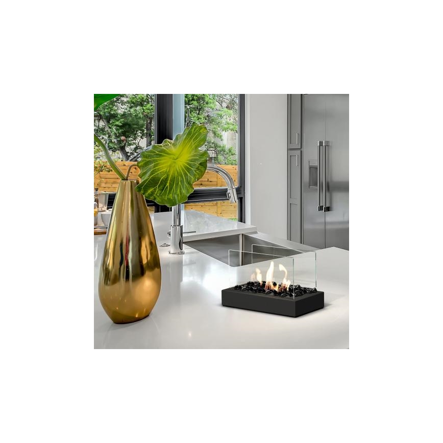 Kratki - BIO pejs 21,8x35,4 cm 1 kW sort